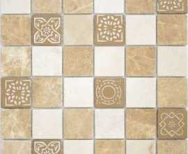 Мозаика Caramelle Mosaic Art Stone Art Pietra Mix 1 MAT 48x48x8