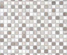 Мозаика Caramelle Mosaic Pietrine Pietra Mix 3 MAT 15x15x4