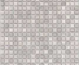 Мозаика Caramelle Mosaic Pietrine Travertino Silver MAT 15x15x4