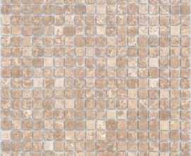 Мозаика Caramelle Mosaic Pietrine Emperador Light MAT 15x15x4