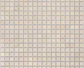 Мозаика Caramelle Mosaic Pietrine Botticino MAT 15x15x4