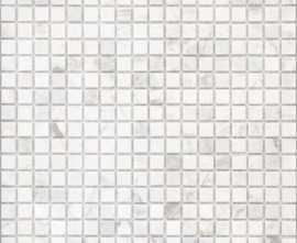 Мозаика Caramelle Mosaic Pietrine Dolomiti bianco MAT 15x15x4