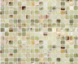 Мозаика Caramelle Mosaic Pietrine Onice Jade Verde POL 15x15x7