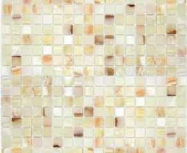 Мозаика Caramelle Mosaic Pietrine Onice Jade Bianco POL 15x15x7
