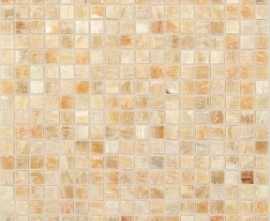Мозаика Caramelle Mosaic Pietrine Onice beige POL 15x15x8