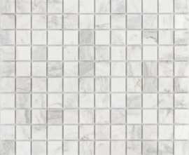 Мозаика Caramelle Mosaic Pietrine Dolomiti bianco POL 23x23x4 (ПУ)