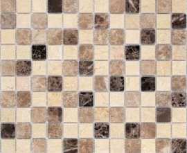 Мозаика Caramelle Mosaic Pietrine Pietra Mix 1 POL 23x23x4