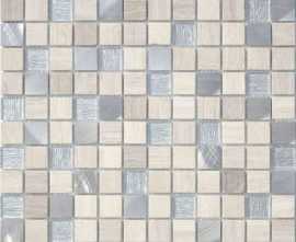 Мозаика Caramelle Mosaic Silk Way Silver Flax 23x23x4
