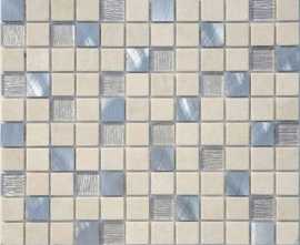 Мозаика Caramelle Mosaic Silk Way Cream Velour 23x23x4